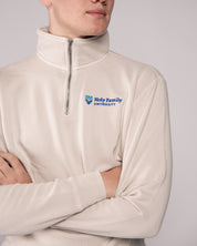 Pigment Dye Quarter Zip | Ivory