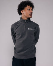Pigment Dye Quarter Zip | Pigment Black