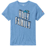 Victory Falls Tri-Blend Tee | Heather Power Blue