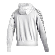 Fashion 3-Stripe Full Zip Hoodie | White