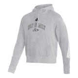 Fashion 3-Stripe Hoodie | Heather Gray