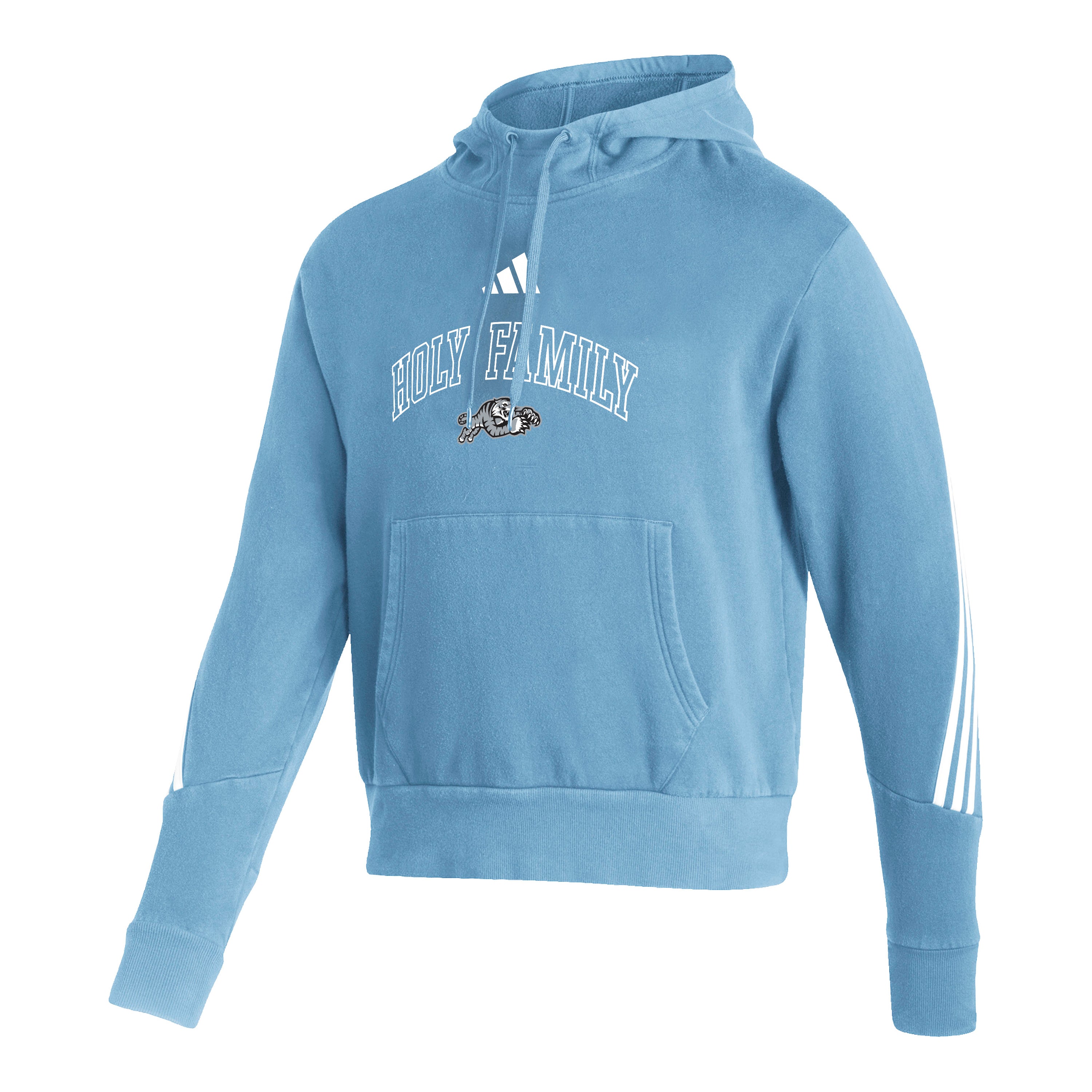 Fashion 3-Stripe Hoodie | Light Blue
