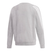 Fashion 3-Stripe Crew | Heather Gray