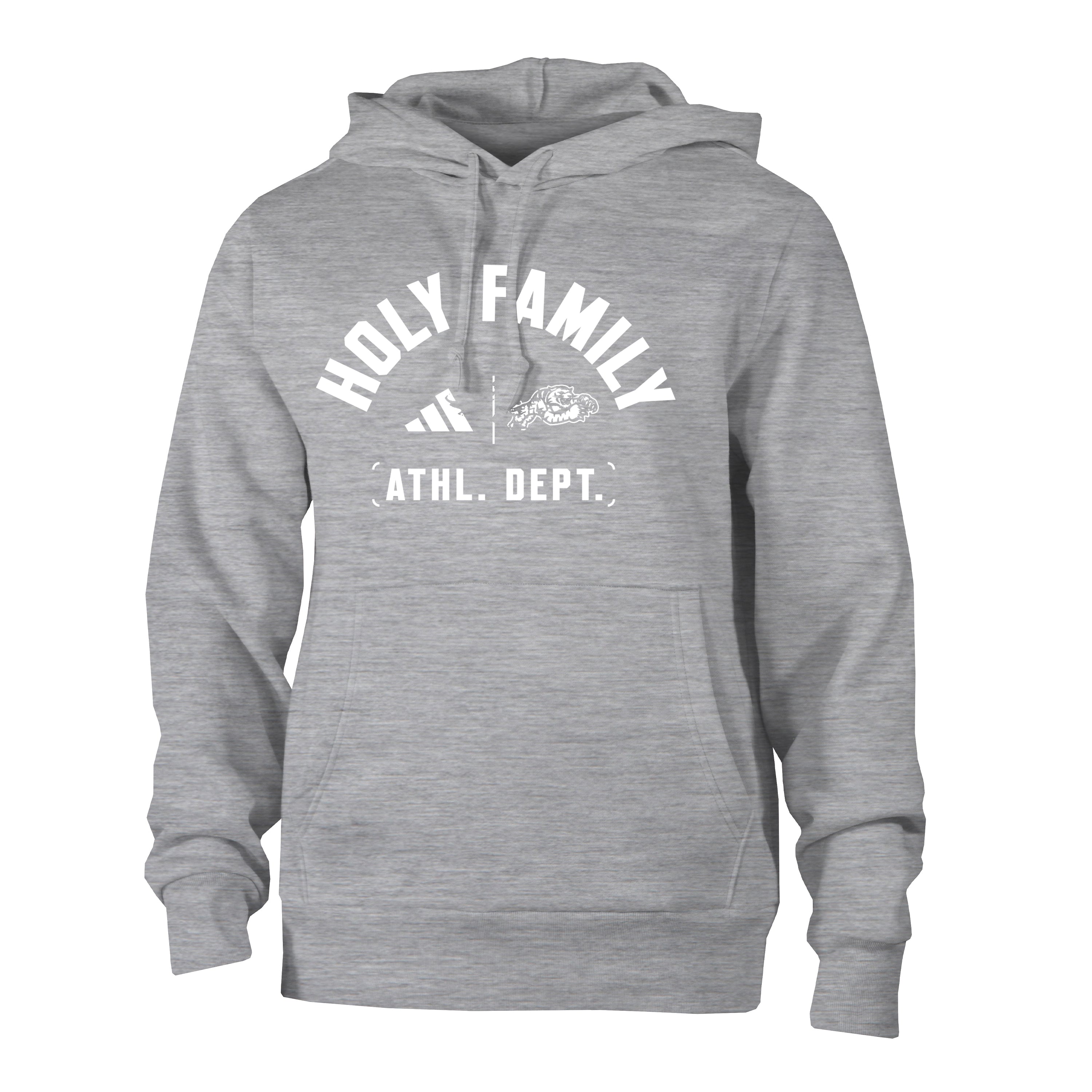 Adidas Fleece Hoodie | Heather Gray