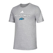 Fashion 3-Stripe Tee | Heather Gray