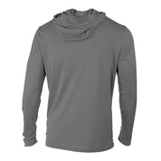 Long Sleeve Hooded Tee | Grey