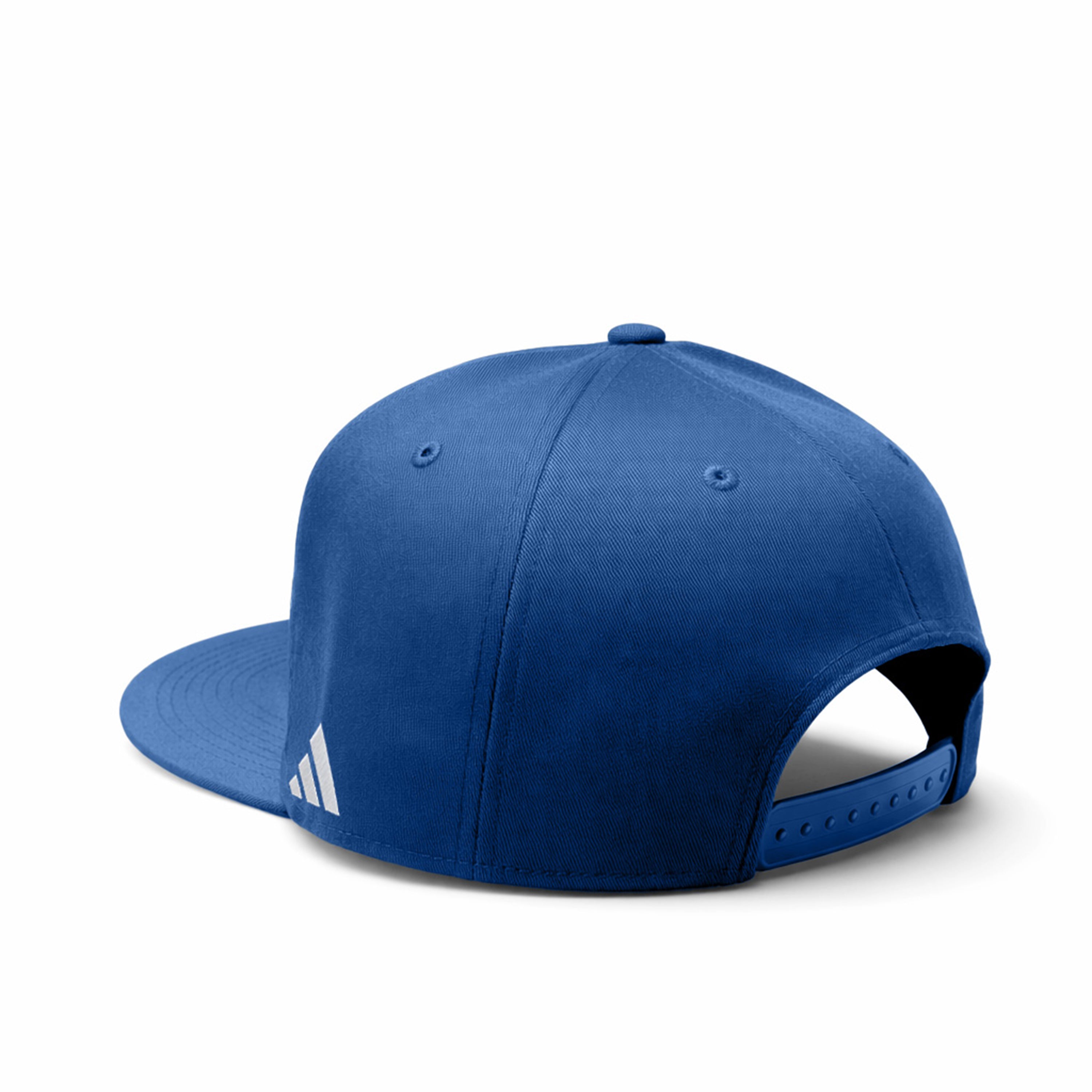 Flat Visor Snapback Hat | Royal Blue