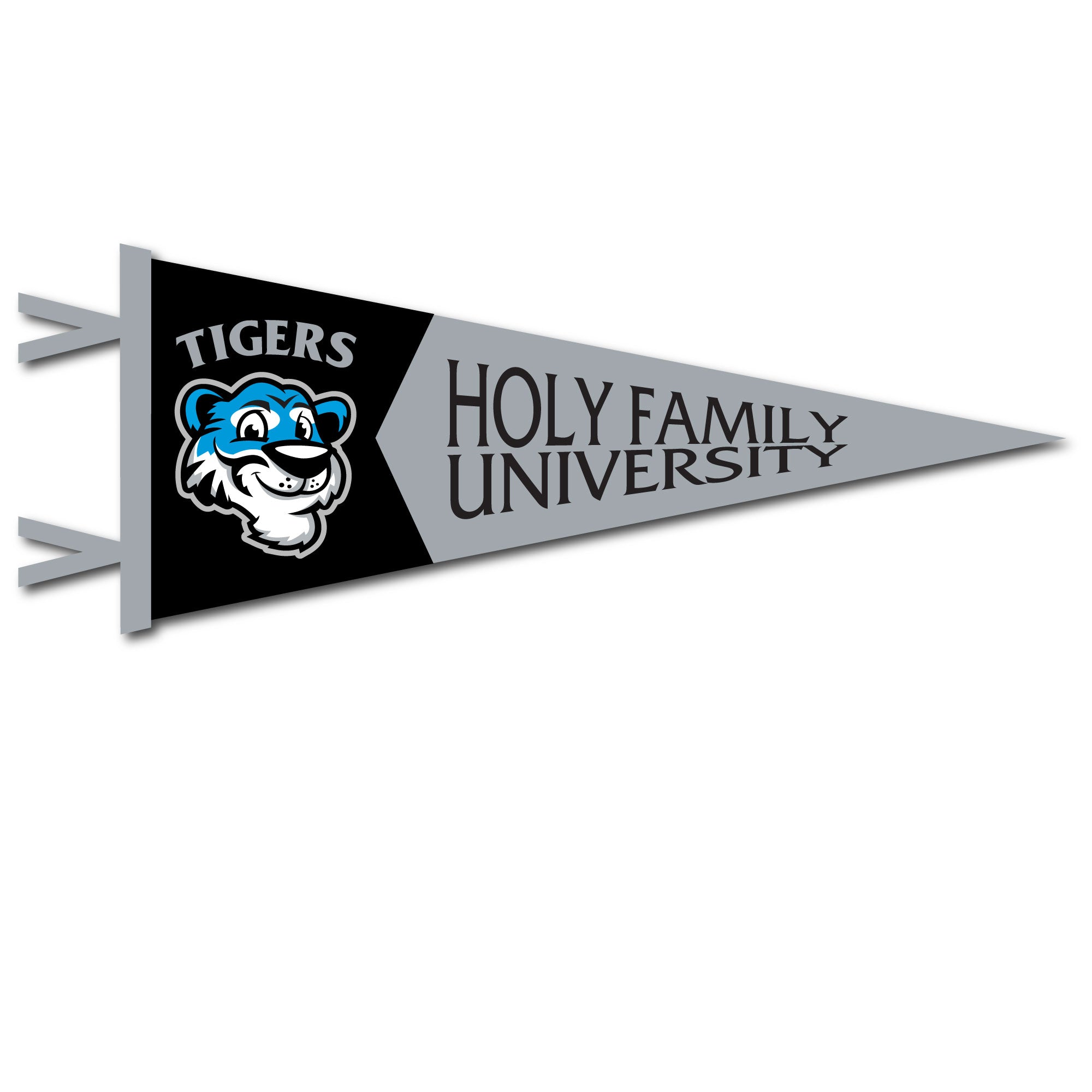 7 X 18 Two-Piece Flock Plus Pennant | Royal