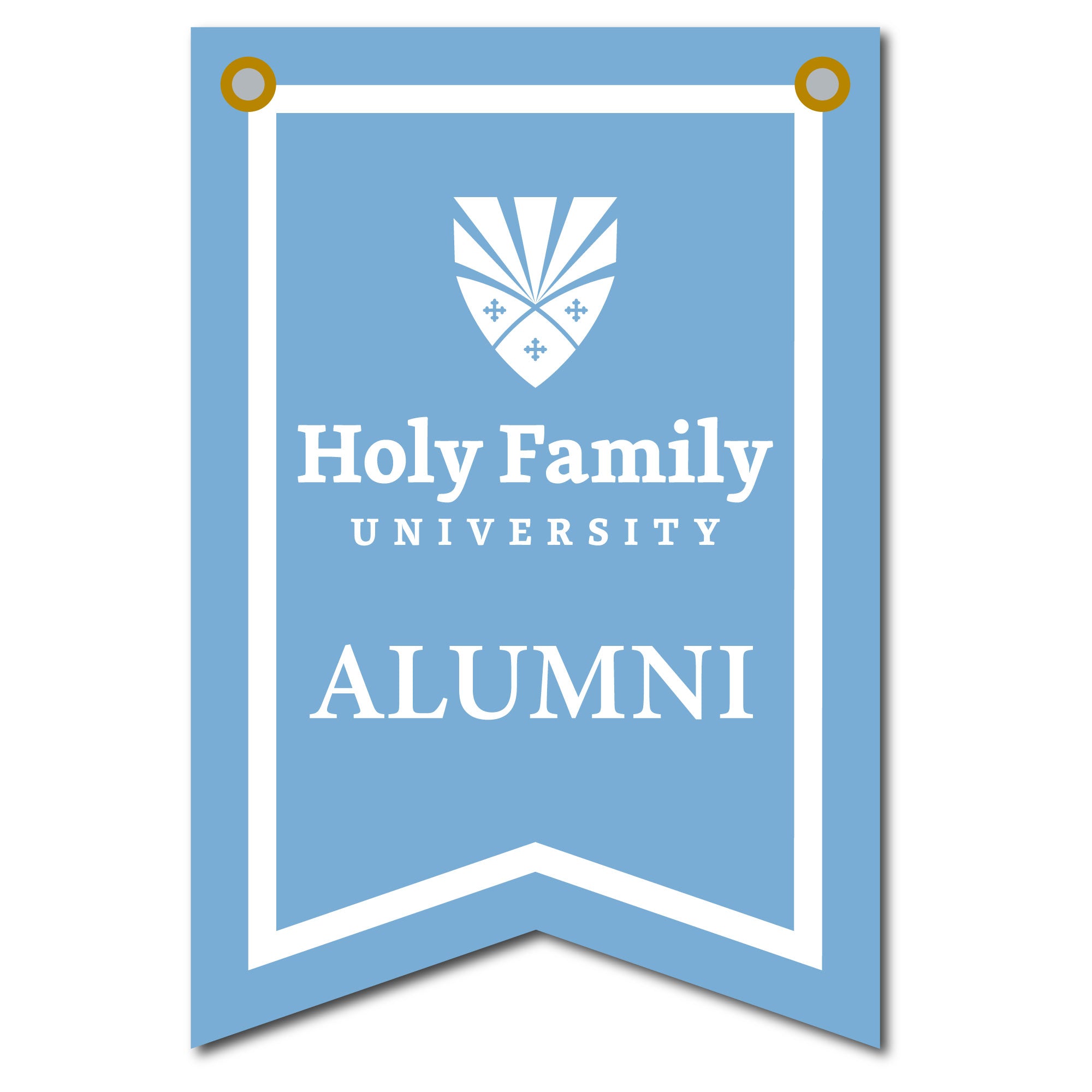 12 X 18 Dovetail Seal Banner | Royal