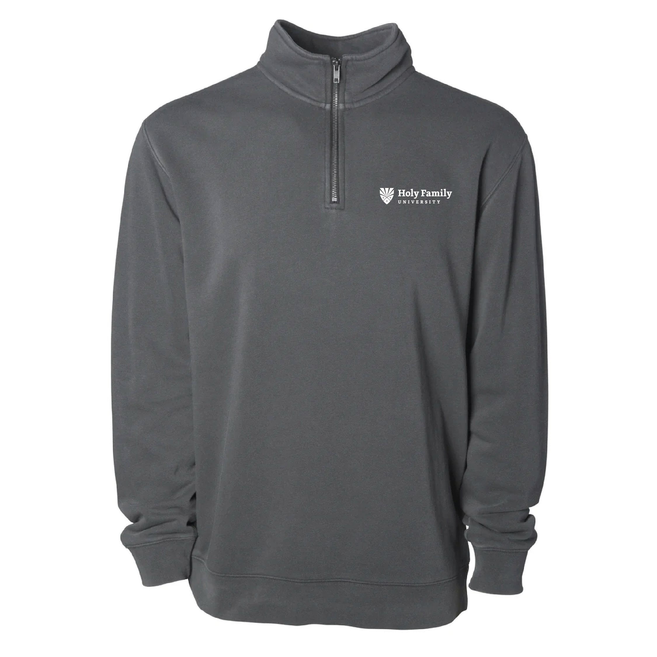 Pigment Dye Quarter Zip | Pigment Black