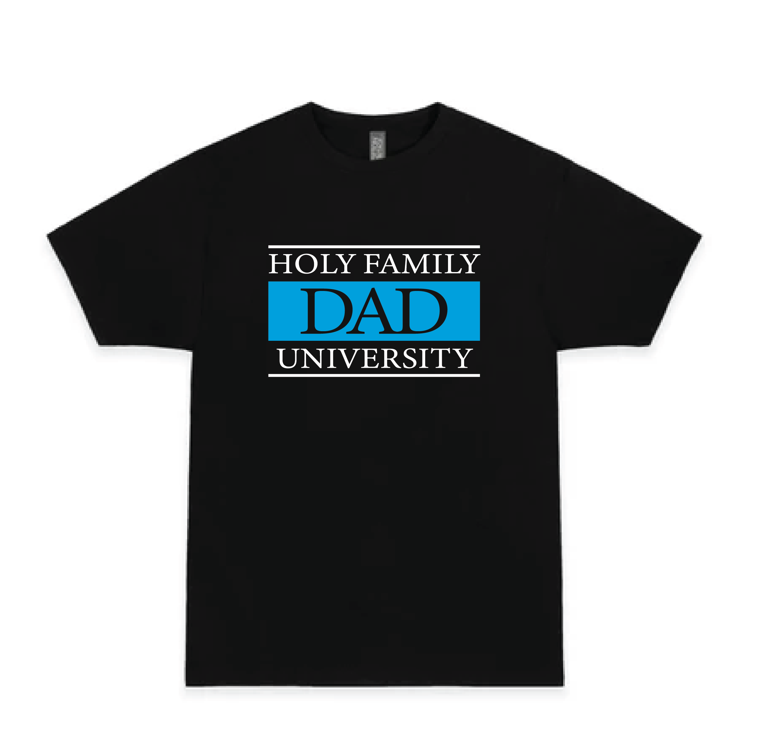 Throwback Stack Tee | Dad | Black