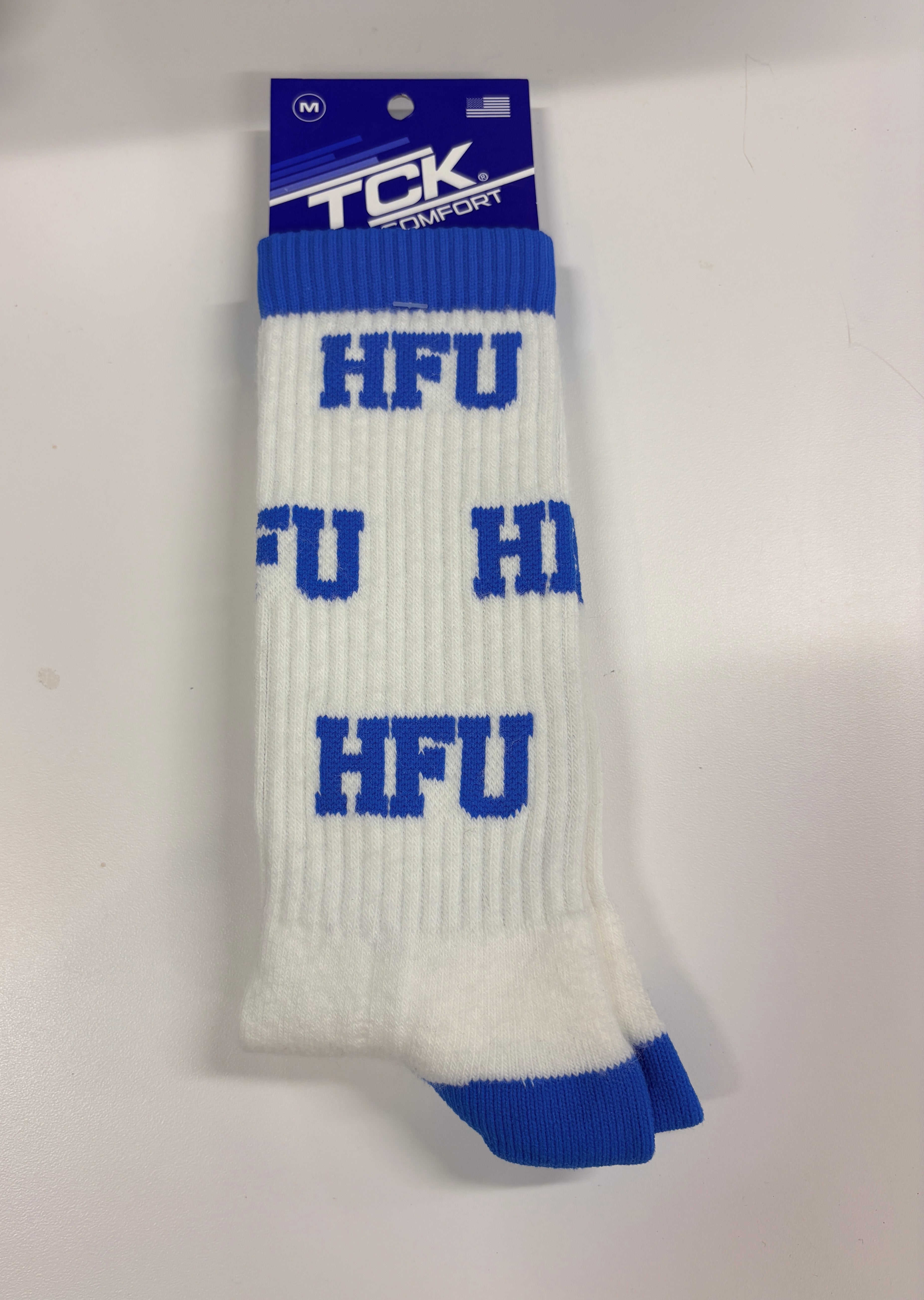 HFU Socks | Blue/White