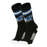 Gravity Crew Socks | Black and Royal