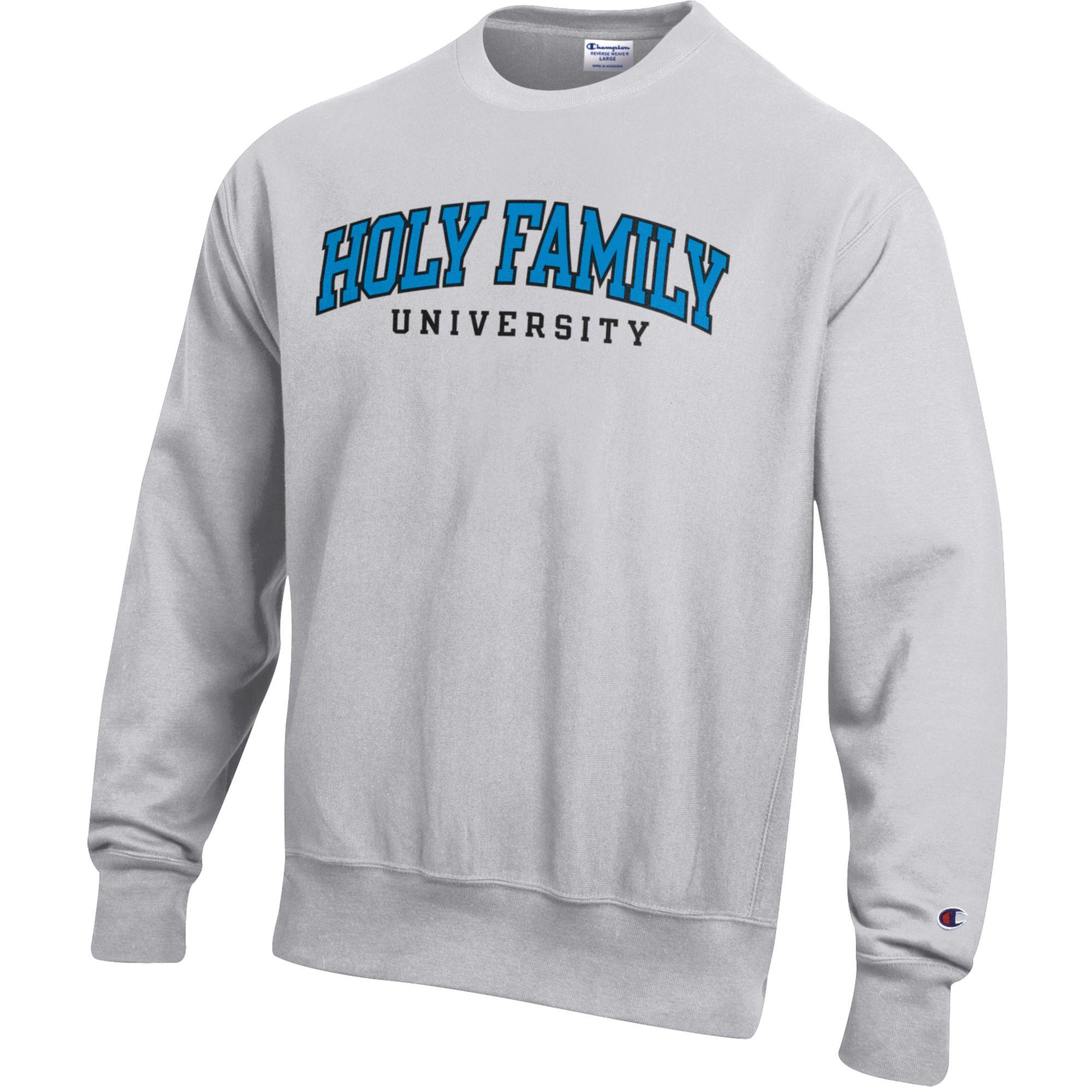 Reverse Weave Crew | Silver Grey
